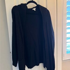 BP Black Knit Cardigan Sweater